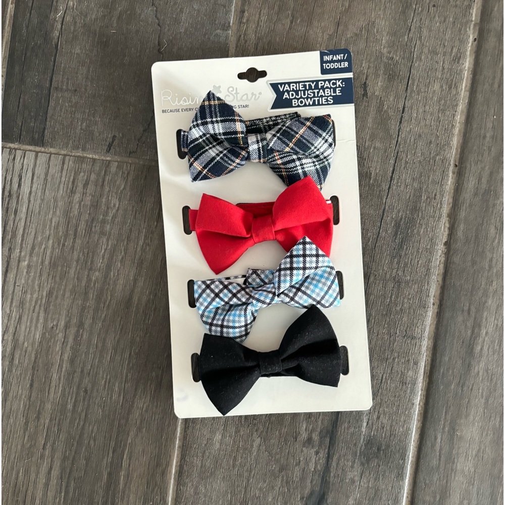 Set of 4 Infant/ Toddler Bow Ties